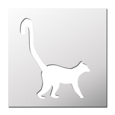 Pochoir Lémurien
