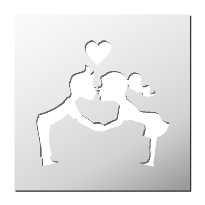 Pochoir Saint Valentin