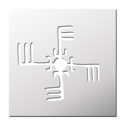 Pochoir Symbole Tribal Viking