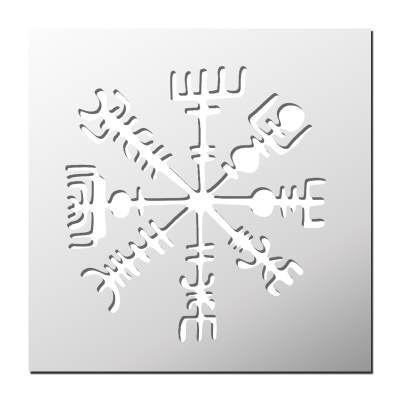 Pochoir Symbole Viking