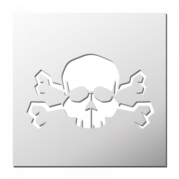 Pochoir Tête de mort