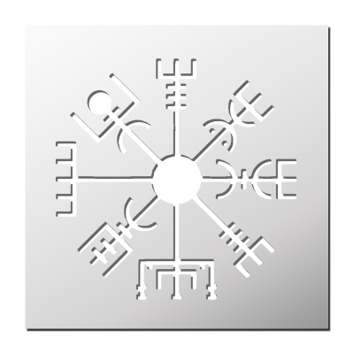 Pochoir Tribal Viking