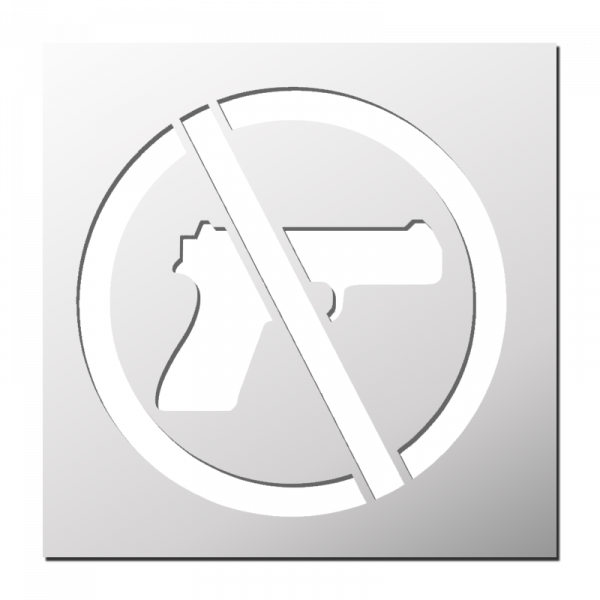 Pochoir Arme Interdite