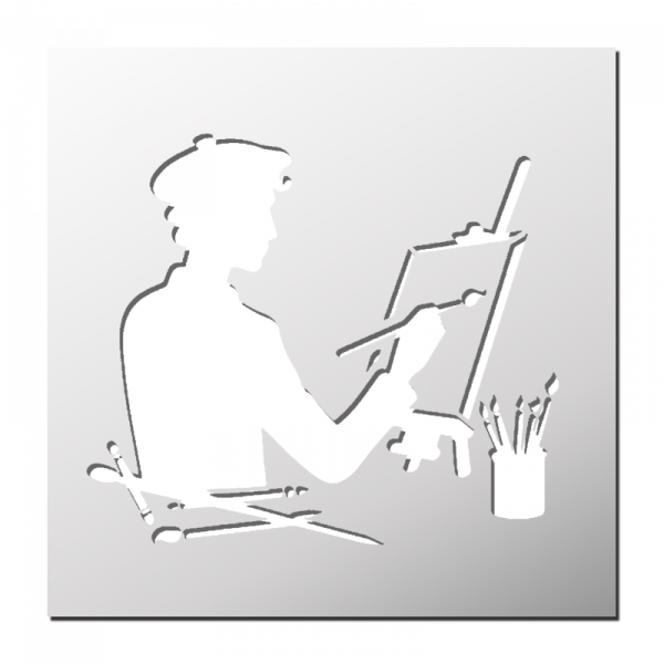 Pochoir Artiste Peintre