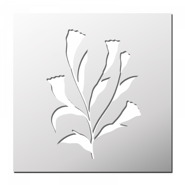 Pochoir Bouquet Fleurs