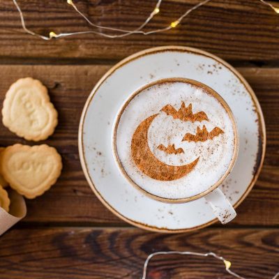 Pochoir Café Halloween 🦇