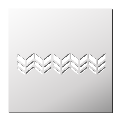 Pochoir Chevrons