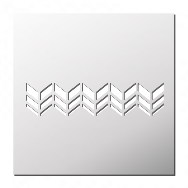 Pochoir Chevrons