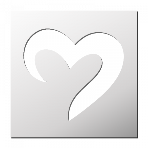 Pochoir Coeur