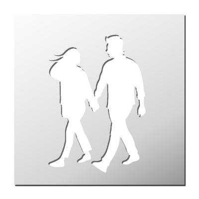 Pochoir Couple