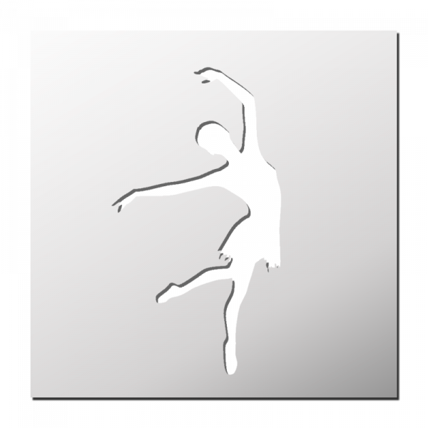 Pochoir Danseuse