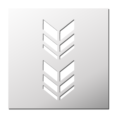 Pochoir Chevrons