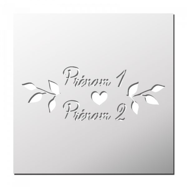 Pochoir Déco Mariage Prénoms