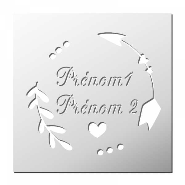 Pochoir Déco Mariage Prénoms