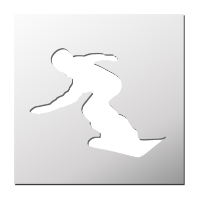 Pochoir Snowboard