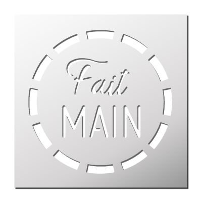 Pochoir Fait Main