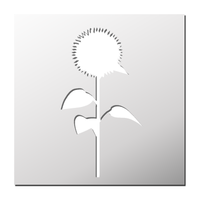 Pochoir Fleur