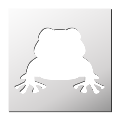 Pochoir Grenouille