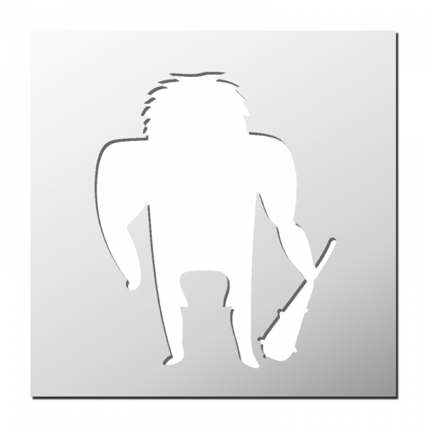 Pochoir Homme des cavernes