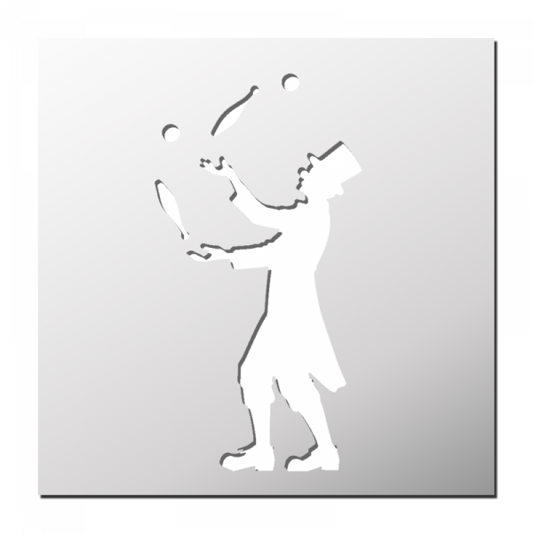 Pochoir Jongleur