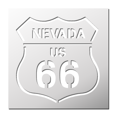 Pochoir NEVADA Route 66
