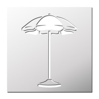 Pochoir Parasol