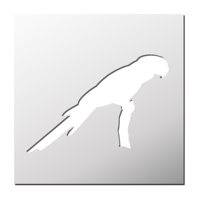 Pochoir Perroquet
