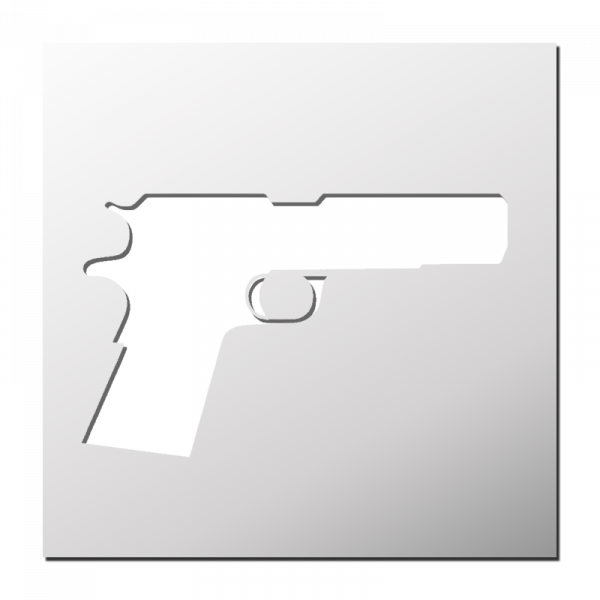 Pochoir Pistolet
