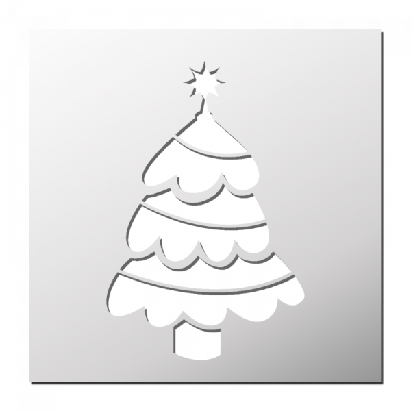 Pochoir Sapin de Noël