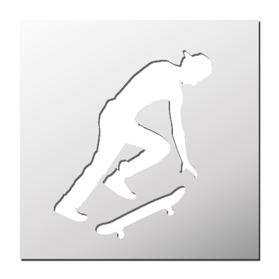 Pochoir Skateboard