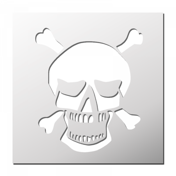 Pochoir Tête de mort