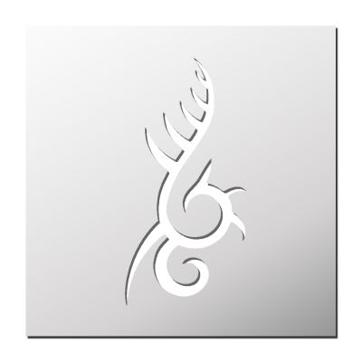Pochoir Tribal