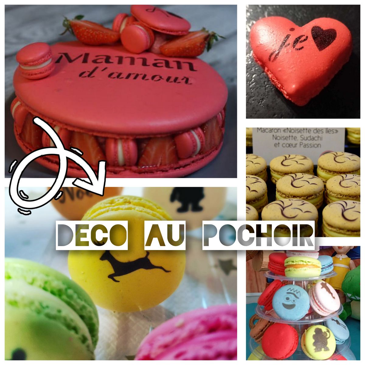 Comment décorer facilement un macaron au pochoir ?