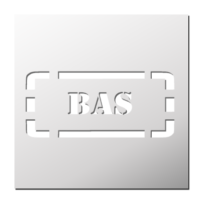 Pochoir Marquage Caisse Transport BAS ↓