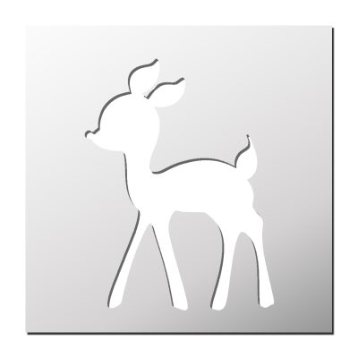 Pochoir Biche