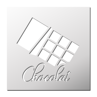 Pochoir Chocolat