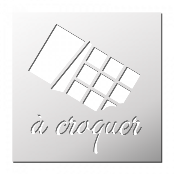 Pochoir à croquer