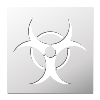 Pochoir danger Biologique