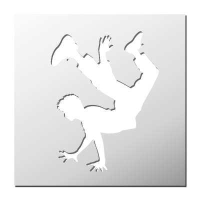 Pochoir Danseur HIP-HOP