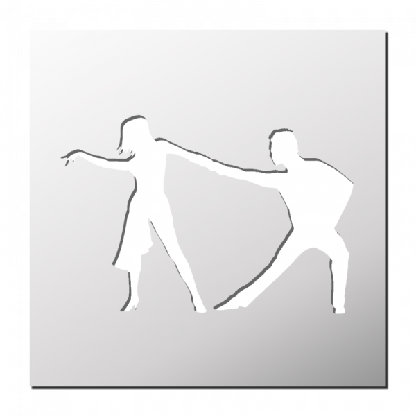 Pochoir Danseurs