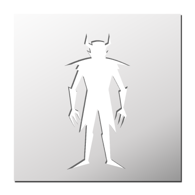 Pochoir Diable