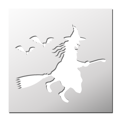 Pochoir Sorcière