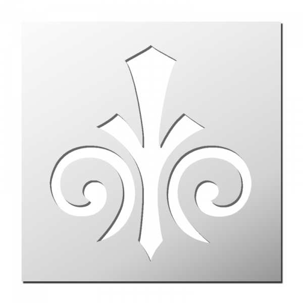 Pochoir Fleur de Lys