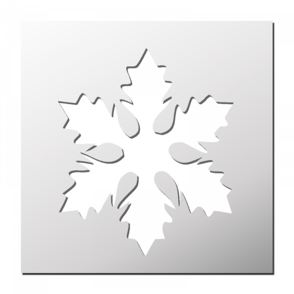 Pochoir Flocon de neige