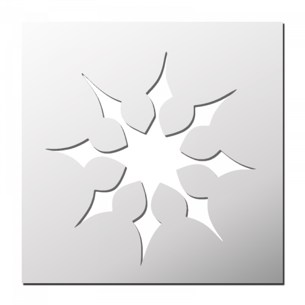 Pochoir Flocon de neige