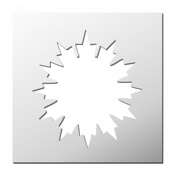 Pochoir Flocon de neige