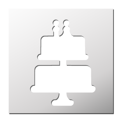 Pochoir Gâteau de mariage