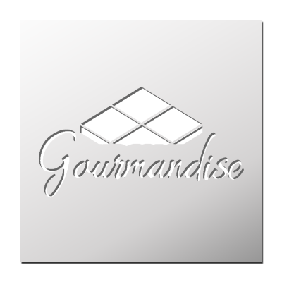 Pochoir Gourmandise