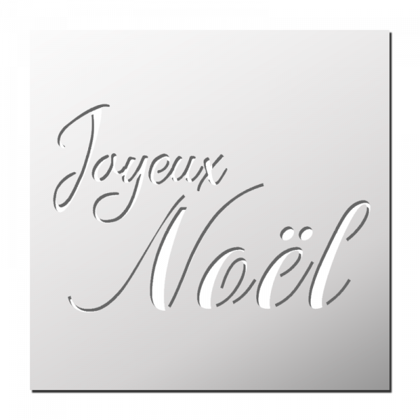 Pochoir Joyeux Noël