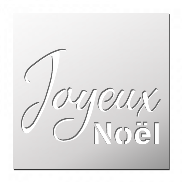 Pochoir Joyeux Noël